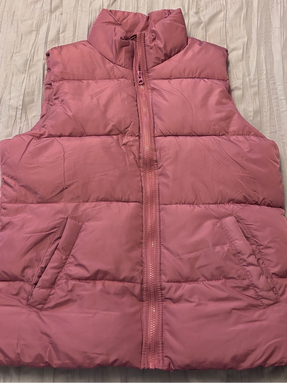Women's Puffer Vest - Dusty Rose NWOT NEVER WORN